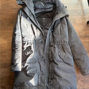 Rare All black Canada Goose Puffer Coat